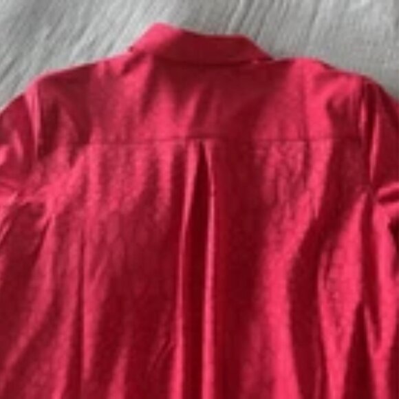 Athleta Urbanite Textured Top, Matador Red Blouse - Small/Petite - Picture 7 of 10